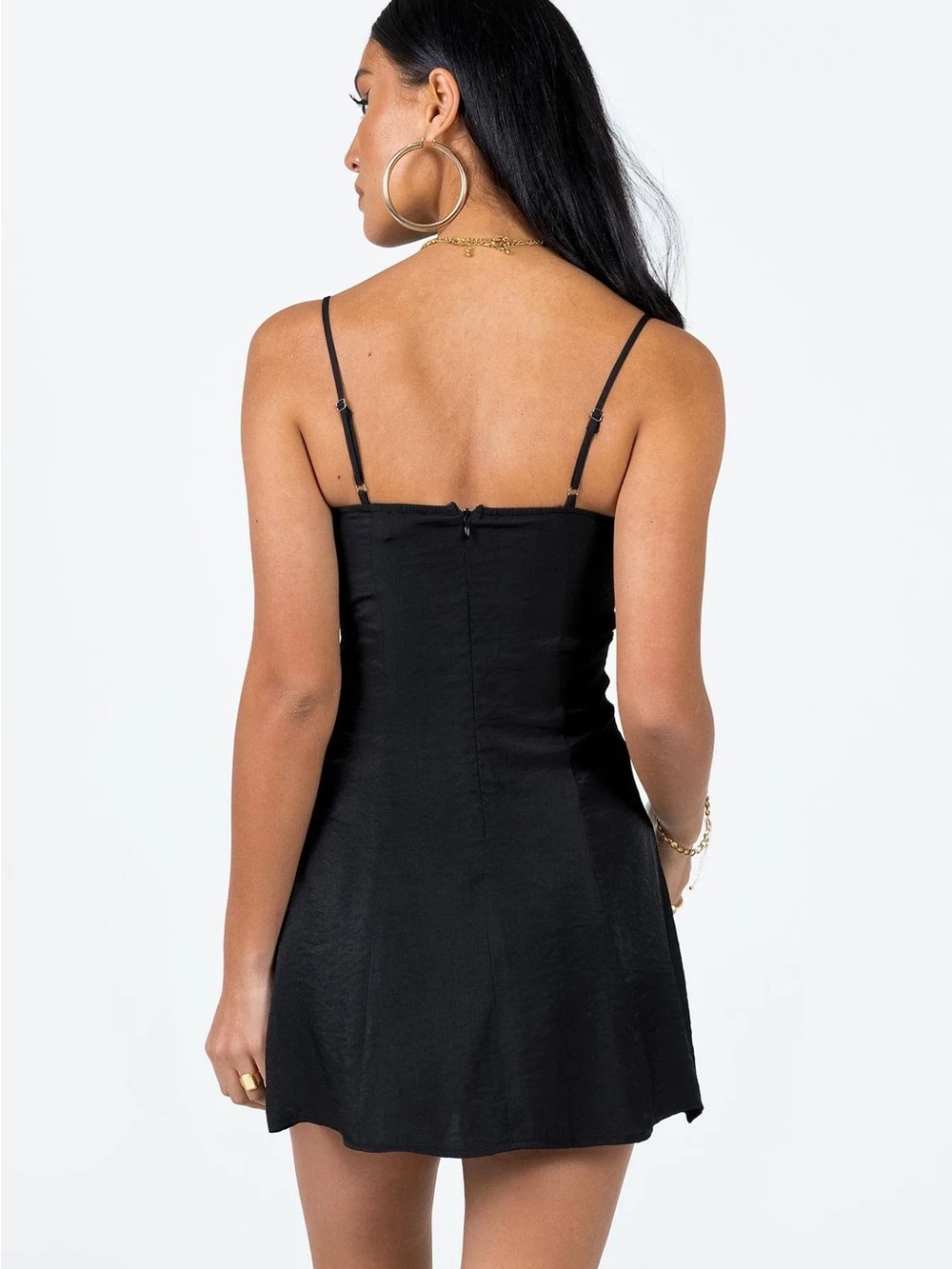 Princess Polly Floreto Black Mini Dress - Picture 3 of 5
